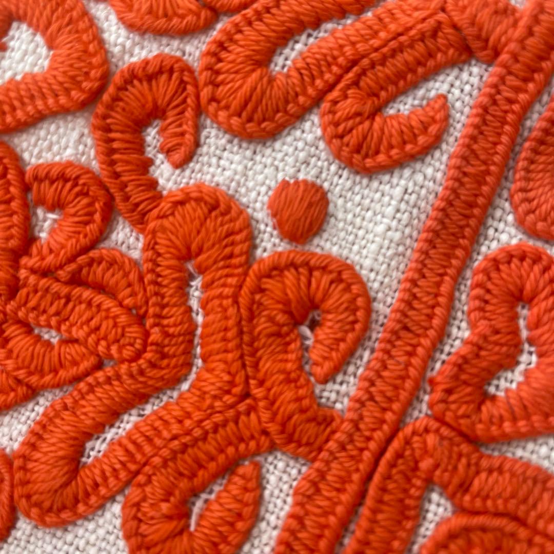 La Renaissance至宝イーラーショシュ希少橙54c聖なる刺繍伝統守護