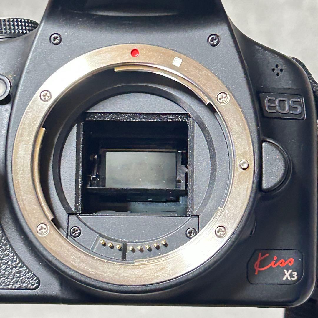 稼働品　Canon EOS Kiss X3 レンズキット SDカード付属