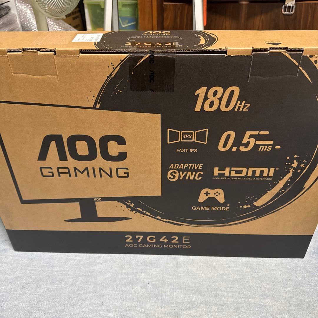 AOC 27G42E ゲーミングモニター 本体