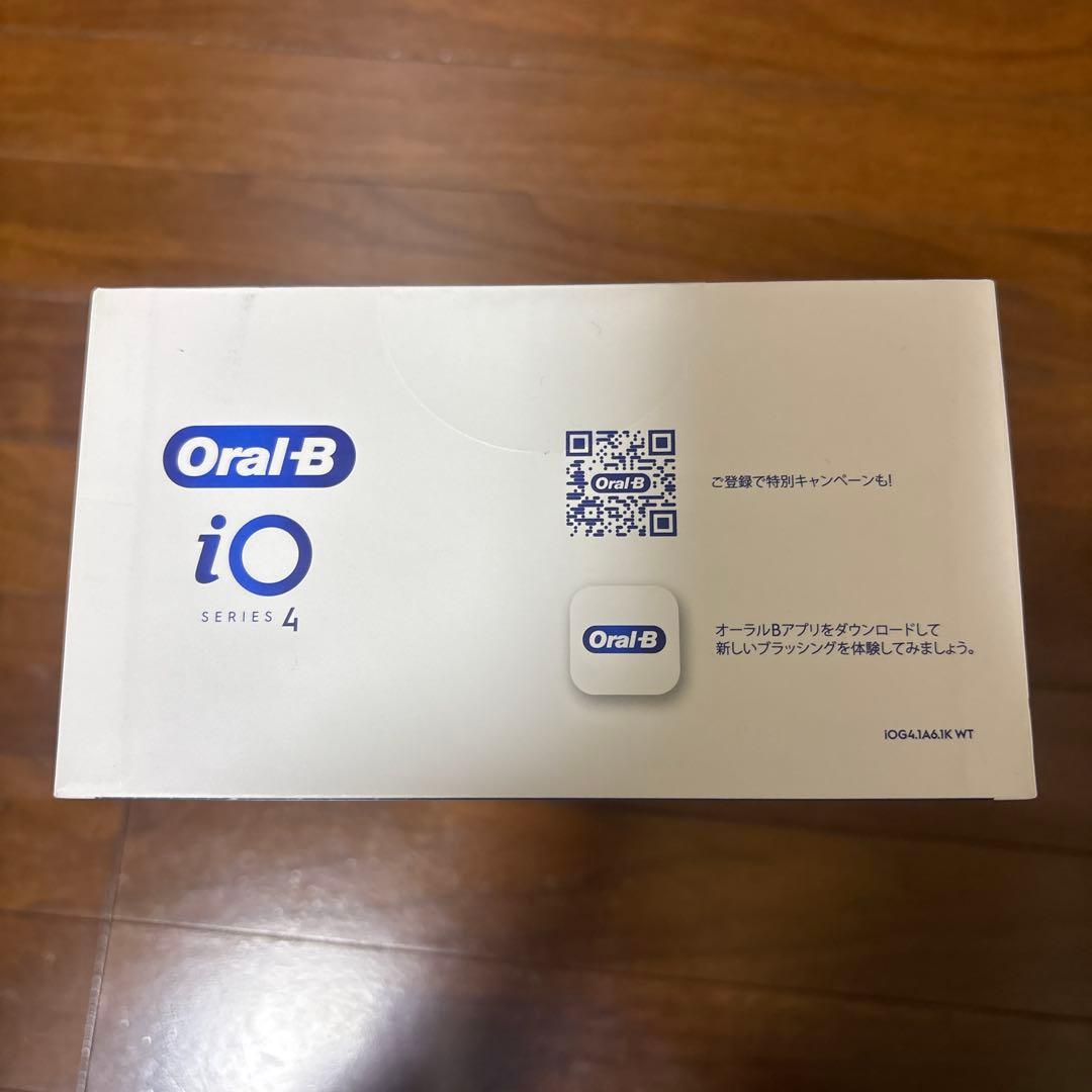 オーラB io4 クワイトホワイト 電動歯ブラシ 新品 未開封