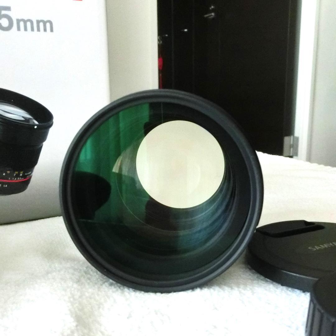極美品 SAMYANG 85mm F1.4 AS IF UMC ニコンFマウント