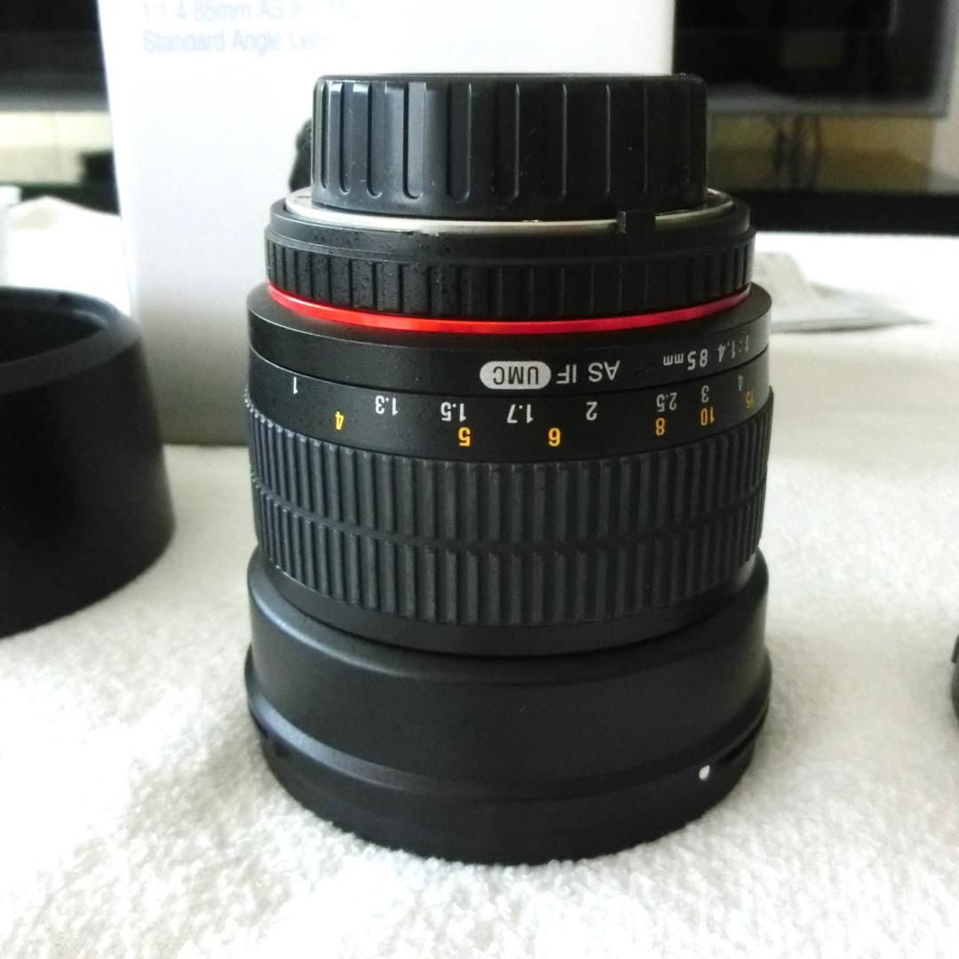 極美品 SAMYANG 85mm F1.4 AS IF UMC ニコンFマウント