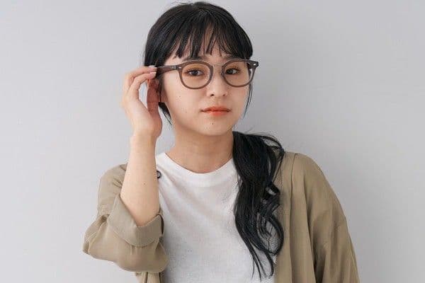 Zoff nanako イメージチェンジできるメガネ グレー クリア 付属品なし