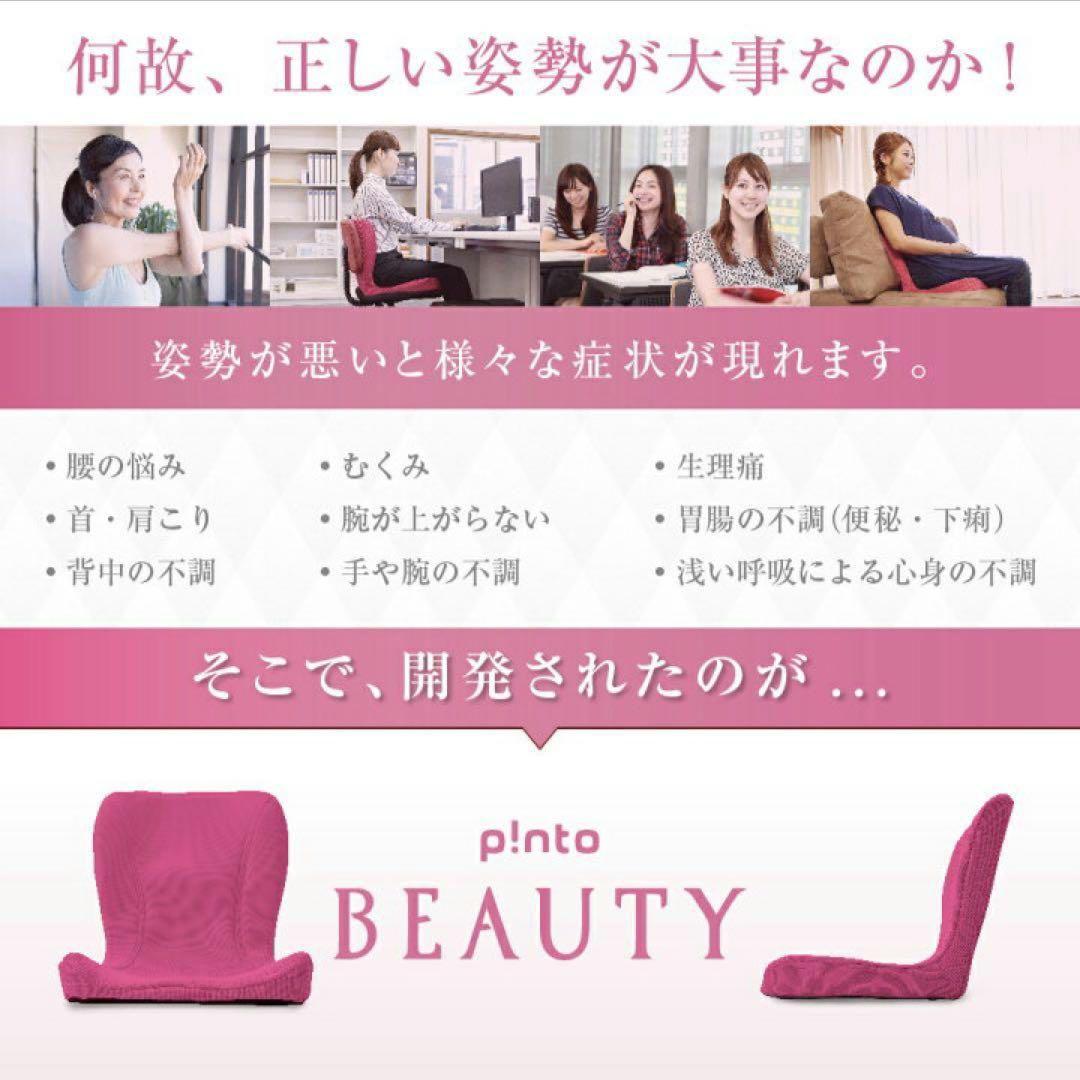 p!nto beauty ピントビューティー サポートクッション　ブルー
