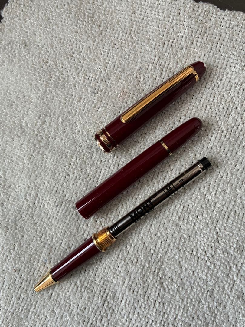 ◾️ボルドー美品◾️モンブラン◾️マイスターシュテュック クラック163◾️新品リフィル