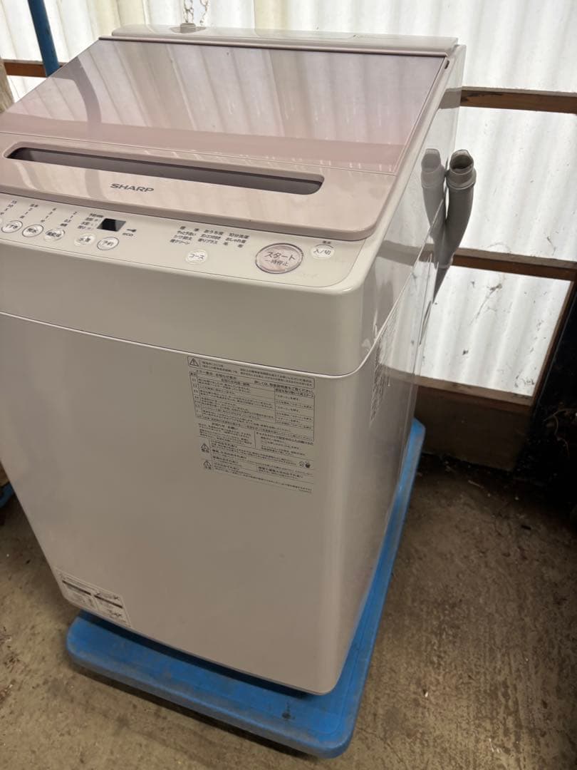 SHARP シャープ 全自動電気洗濯機 ES-GV7H-P 2023年製