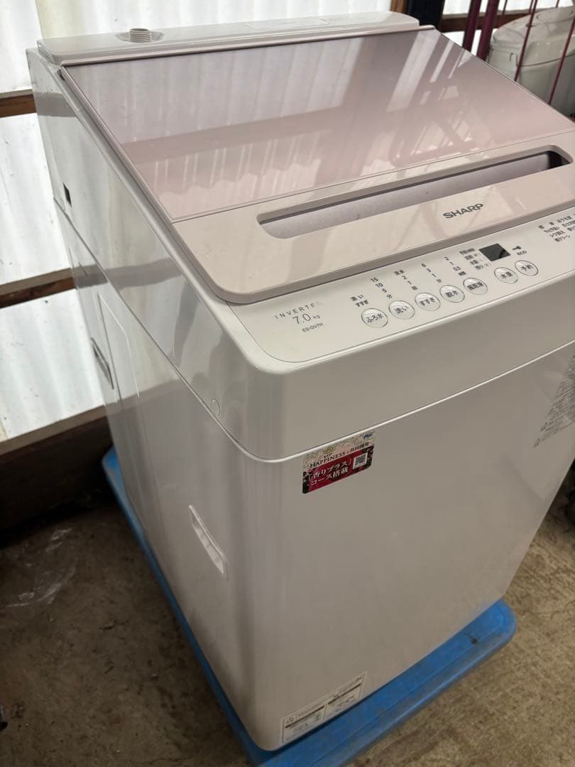 SHARP シャープ 全自動電気洗濯機 ES-GV7H-P 2023年製