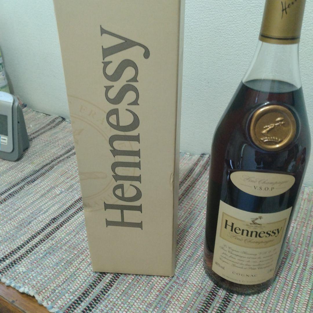 大瓶1000cc Hennessy ヘネシーVSOP コニャック （未開封品）
