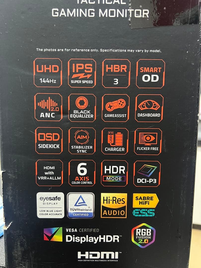 AORUS F132U 32インチ UHD 4K 144hz モニター