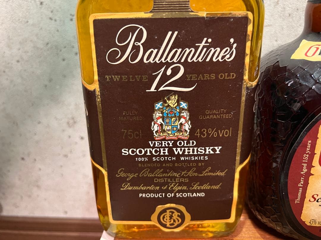 【希少古酒】ウイスキー　2本セット　オールドパー　バランタイン　12年