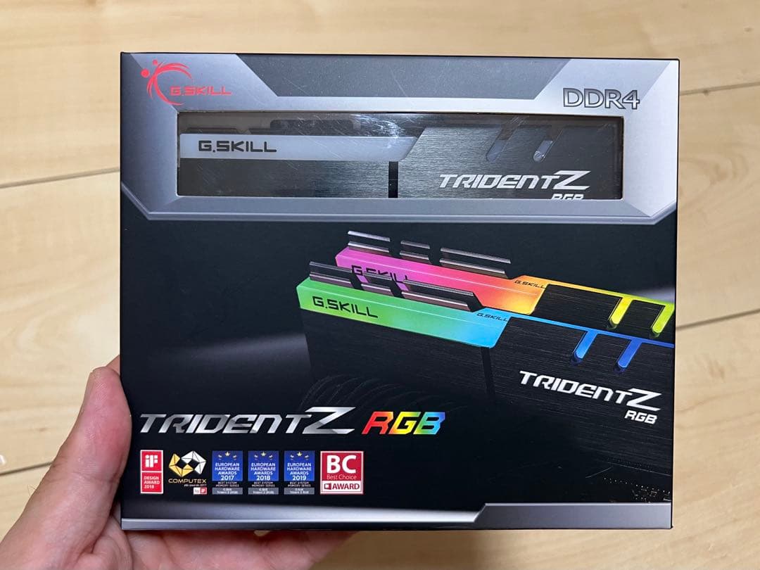 G.SKILL TRIDENT Z RGB 16GB 2枚 DDR4-3600