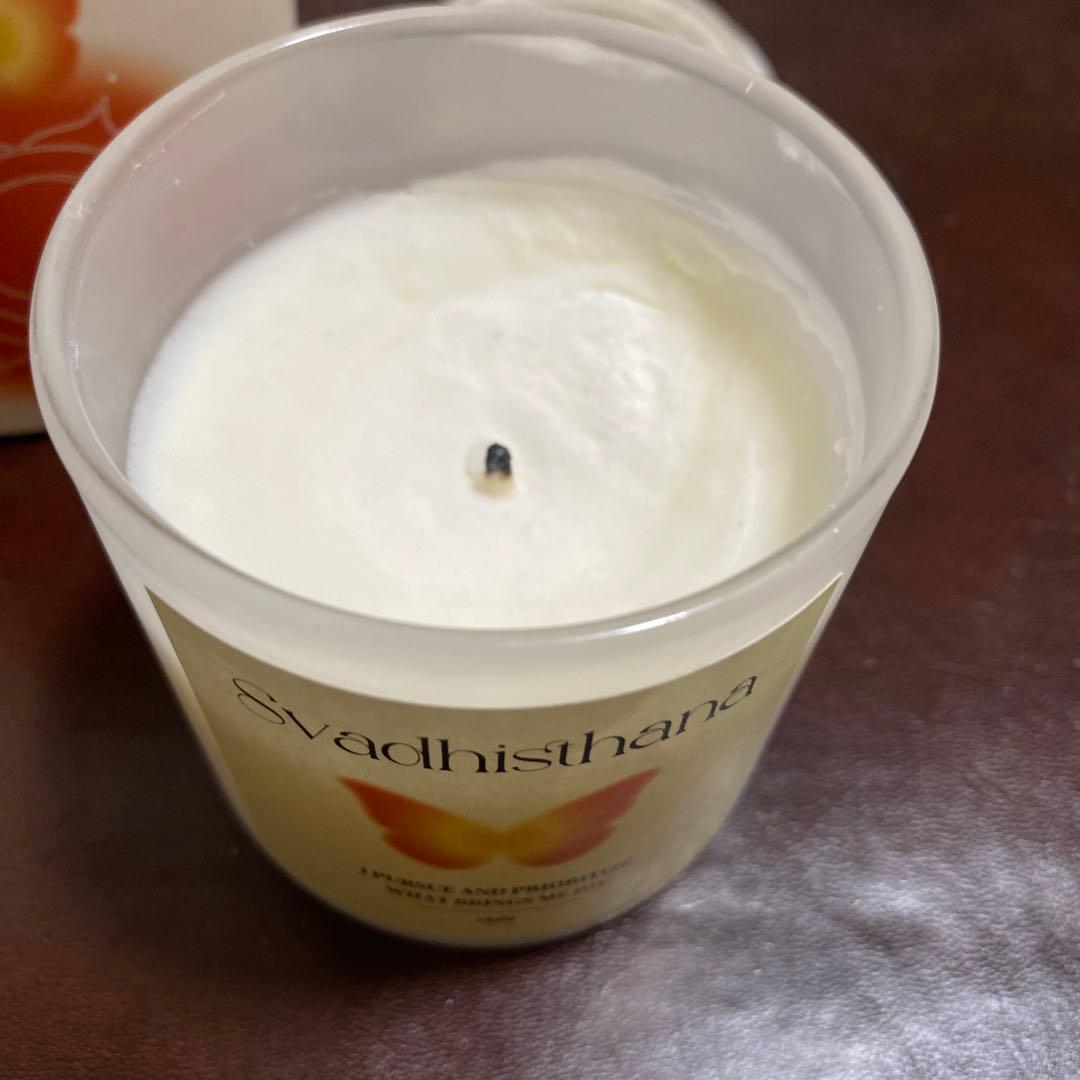 eight 8 第４チャクラキャンドル 第2チャクラキャンドル2個セット