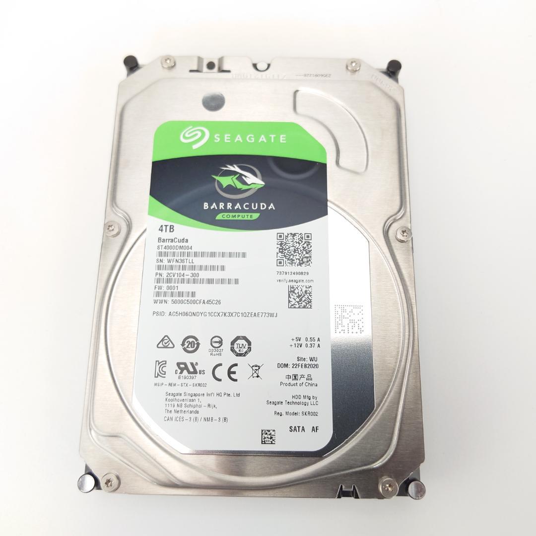 内蔵型ハードディスクドライブ Seagate ST4000DM004 4TB 5400rpm