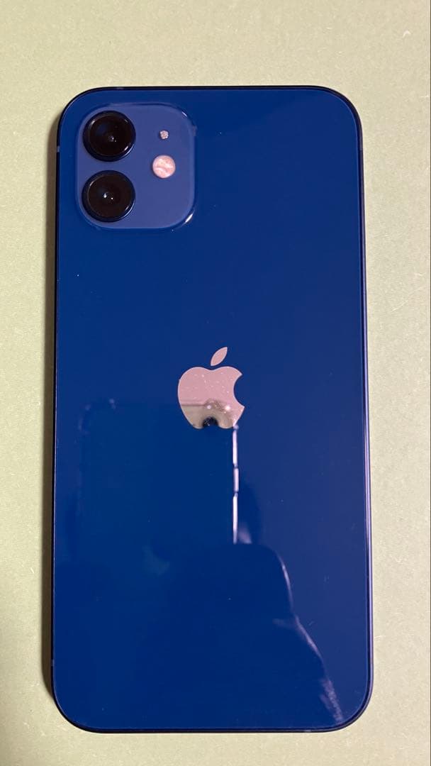 美品 iPhone 12 64G ブルー バッテリー 100% SIMフリー