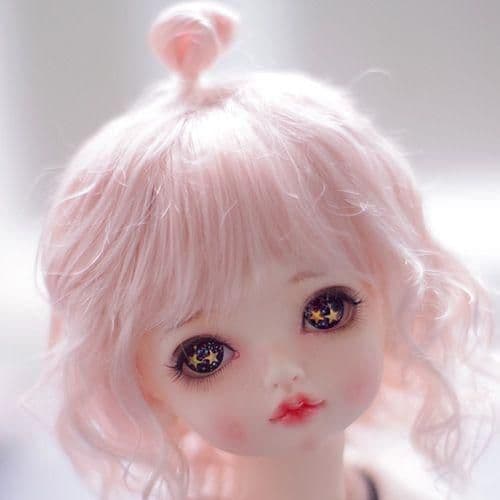 XD03 人形用 ドール用ウィッグ 髪 耐熱 高温　ハンドメイド