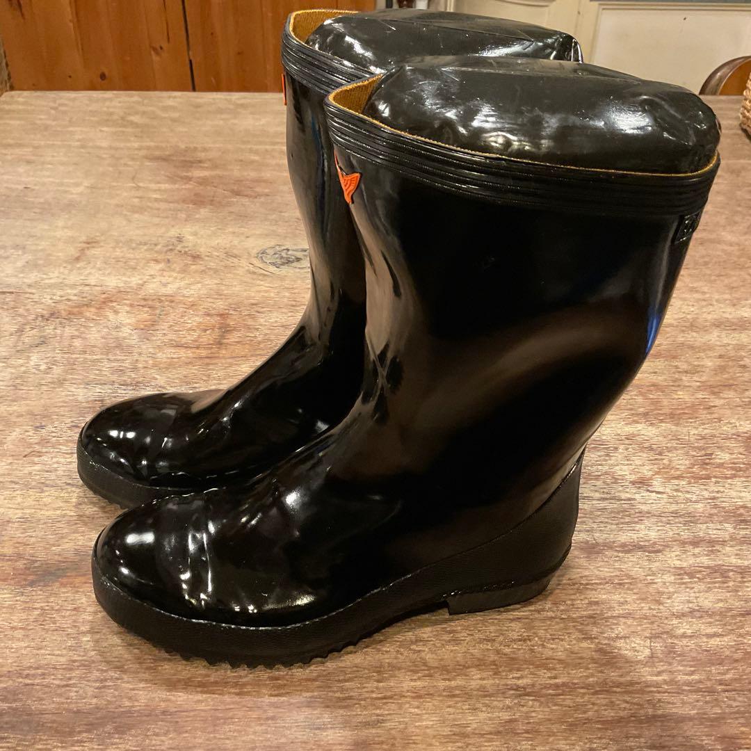 新品未使用 シバタ工業 安全作業 安全長靴 25.5cm サキ芯入 黒 25.5