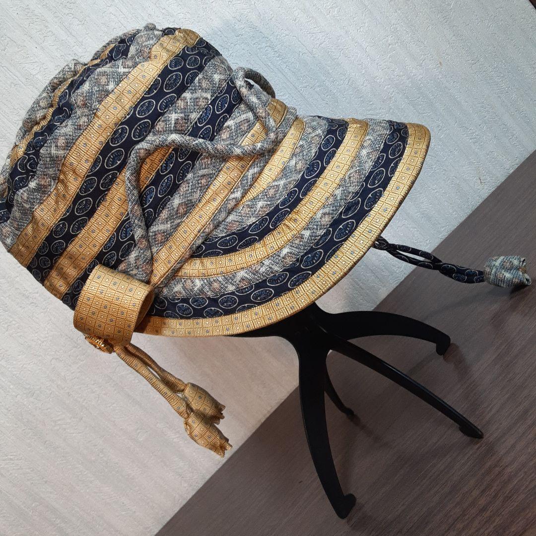 ハンドメイド、ネクタイリメイク帽子