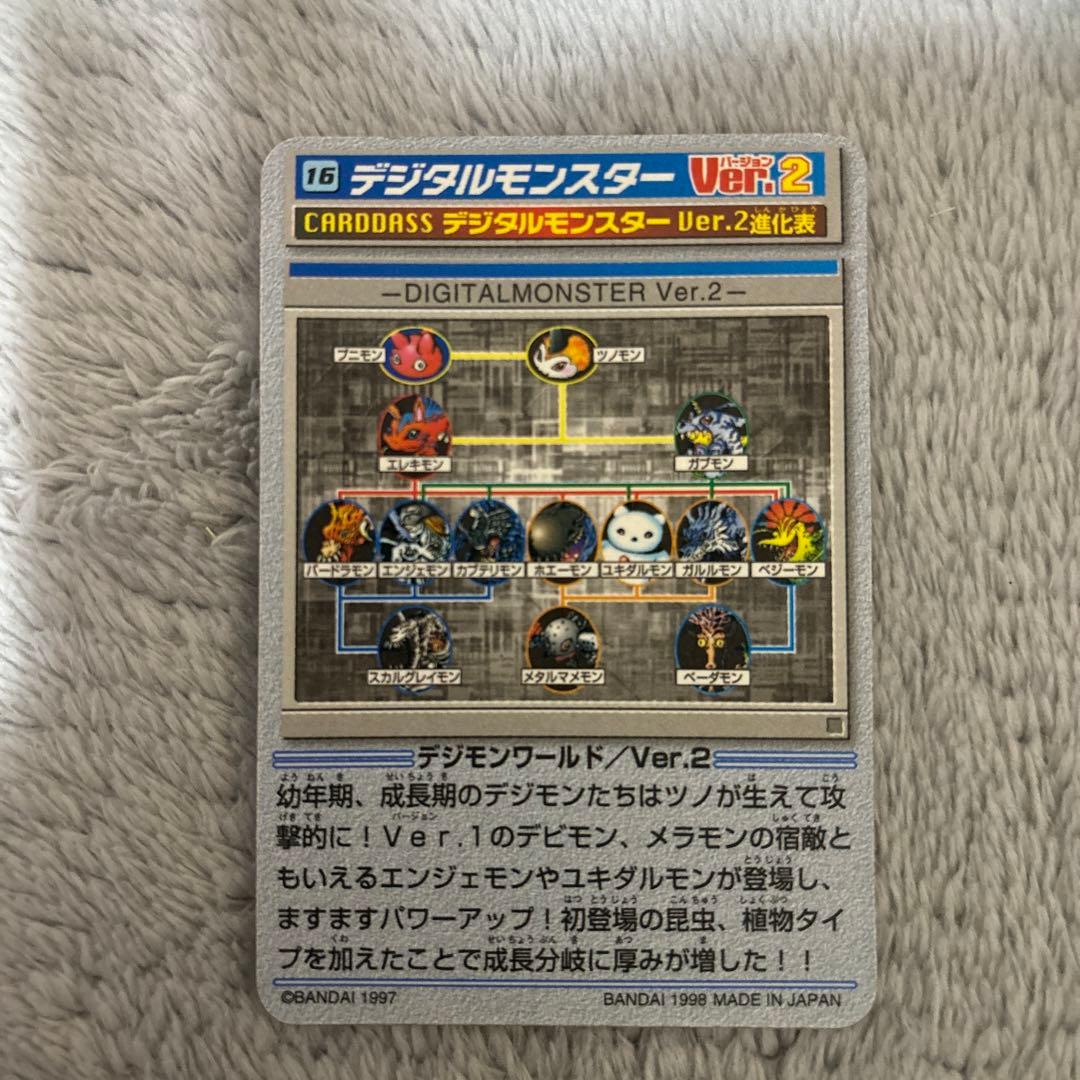 デジモンカード　カードダス 01 デジタルモンスター Ver.2