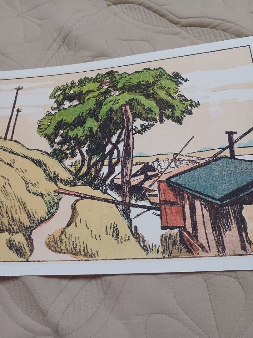古画で巡る千葉の旅　第1編　工芸　版画　　厚手和紙A4サイズ8葉