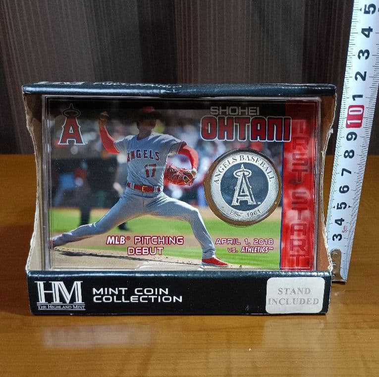 大谷翔平 メジャー初登板記念シルバーカード フォトミント　2018枚限定