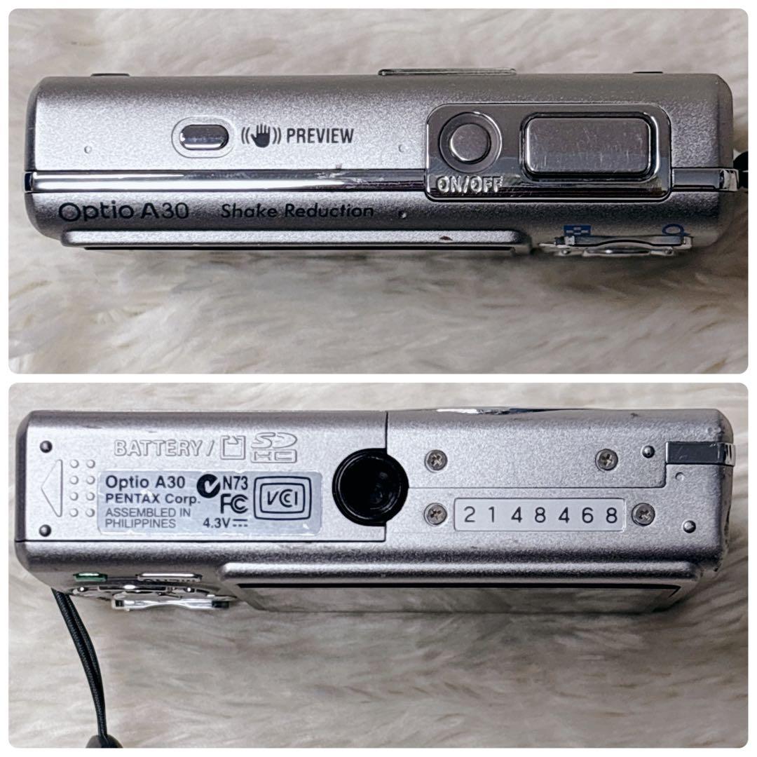 ※る※PENTAX OPTIO A30デジタルカメラスマホ転送セット付