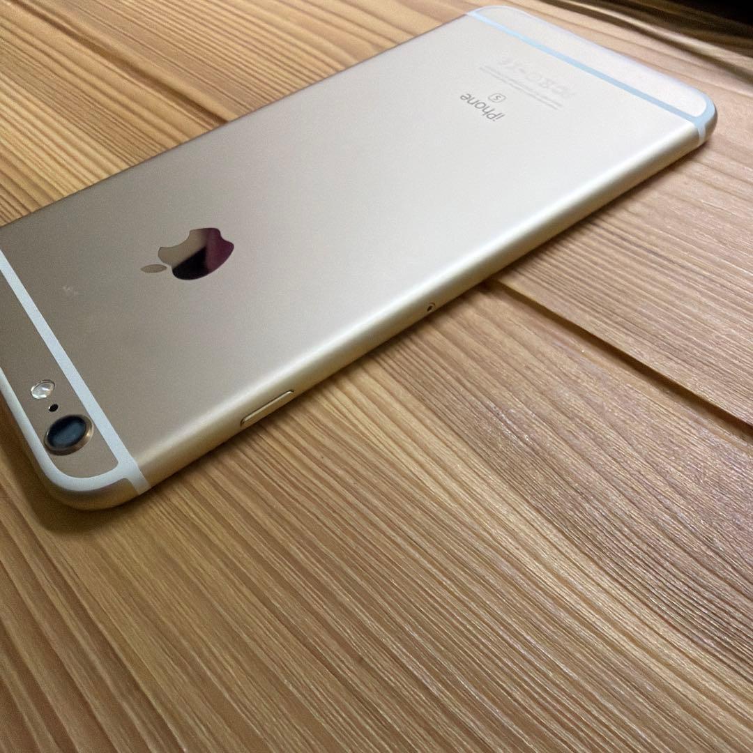 iPhone6s plus 128GB ゴールドMKUF2J/Aバッテリー79%