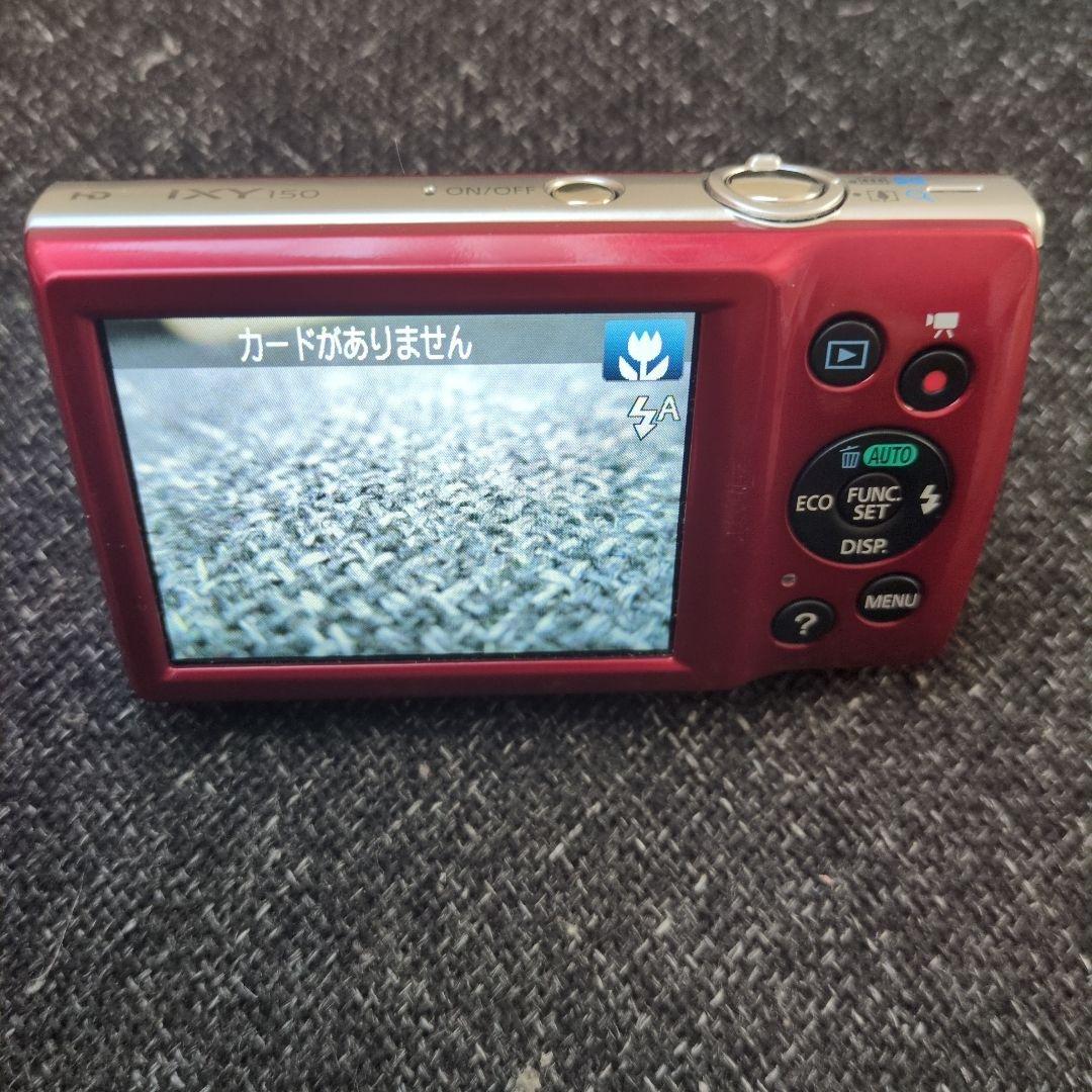 【付属品完備】Canon IXY150 レッド デジタルカメラ