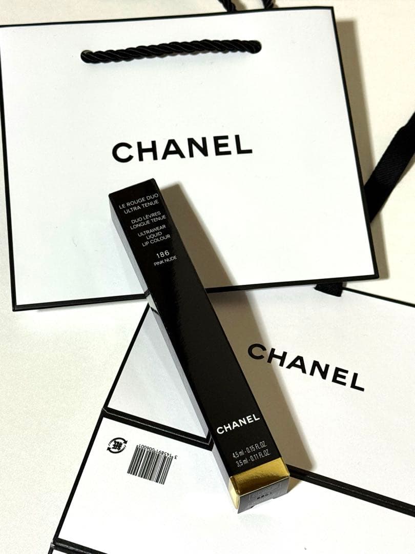 CHANEL ル ルージュ デュオ ウルトラ トゥニュ 186 ピンクヌード