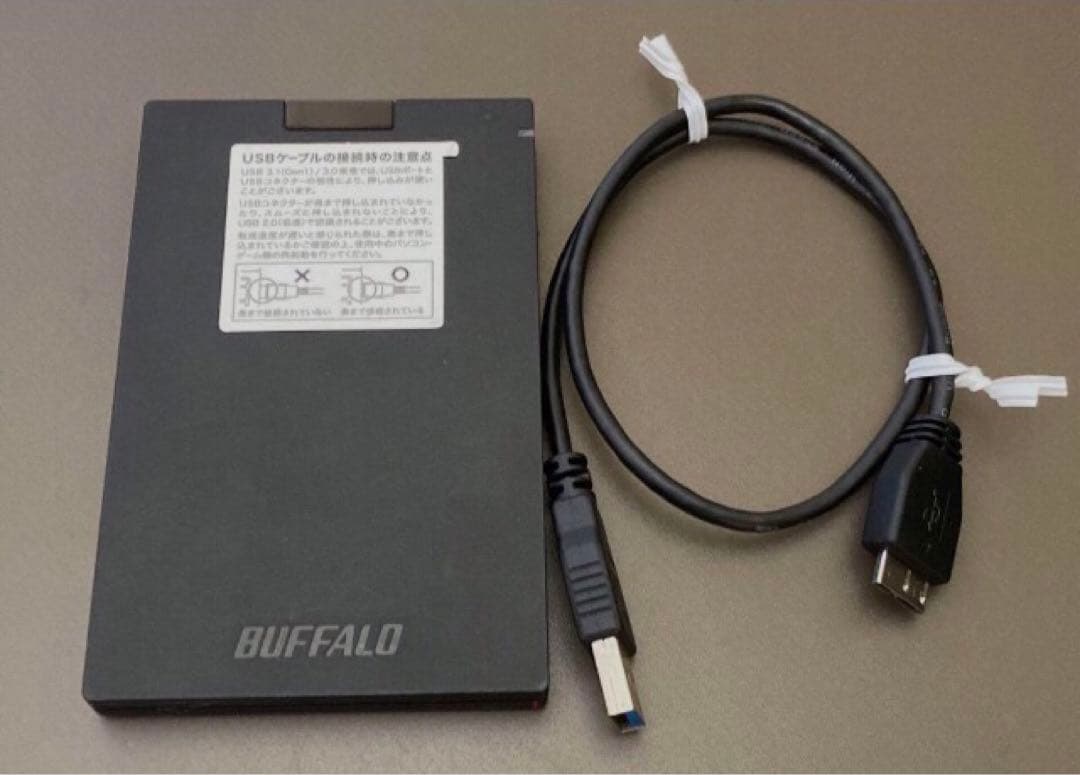 BUFFALO バッファロー　記録保存　外付けSSD