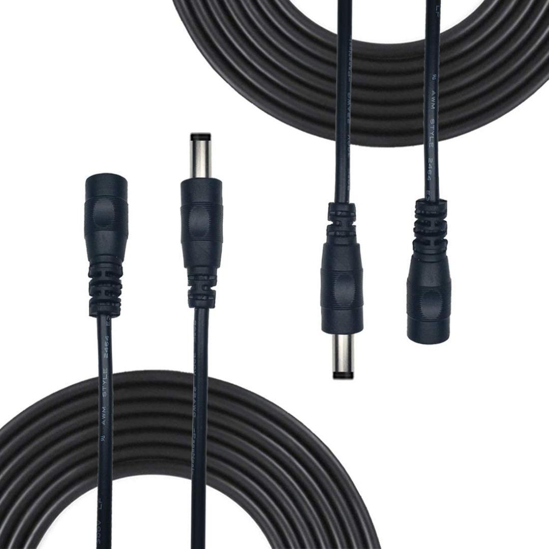 【10m】DC電源延長ケーブル防犯カメラ 12V DCジャック 　10本売