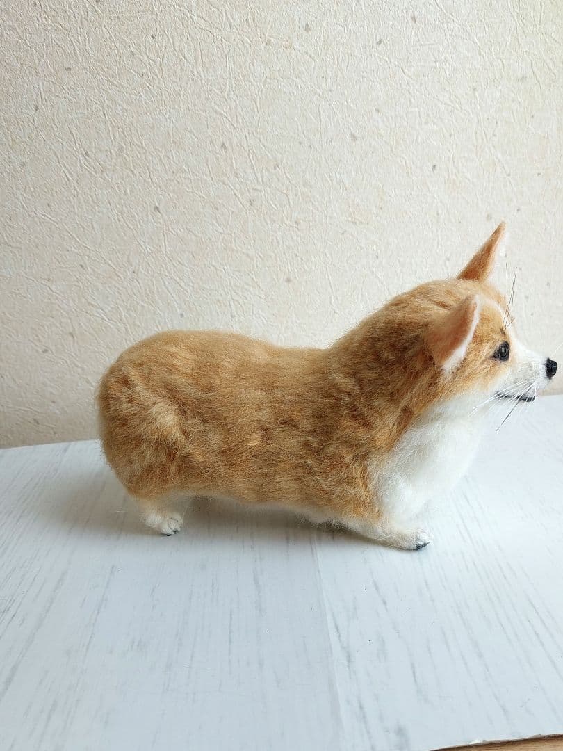 羊毛フェルト　ウエルシュコーギー