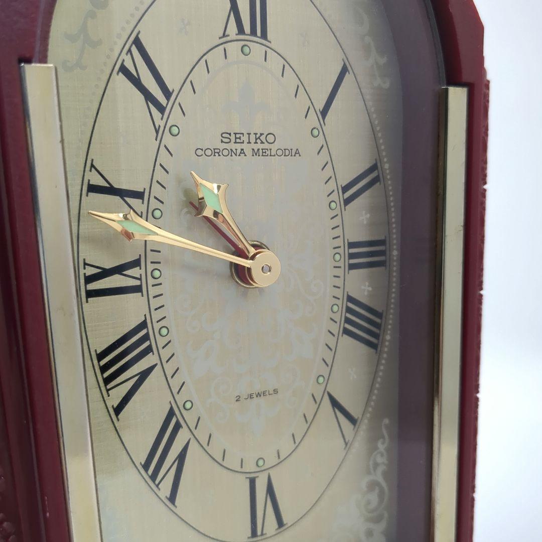 【昭和レトロ】SEIKO アーチ型赤い時計　手巻き