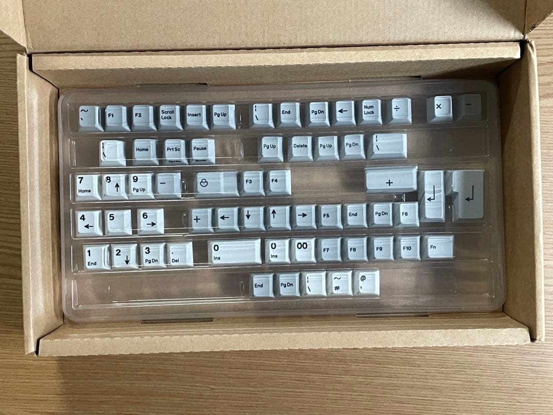 キーボード Qwertykeys QK60 R2 HHKB Clear&IceWhite
