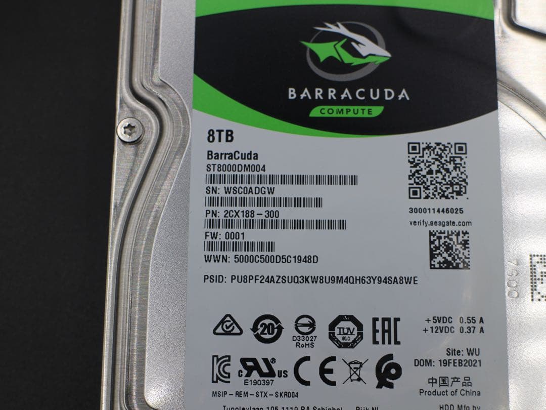 SEAGATE HDD 8TB ST8000DM004 ハードディスク 26