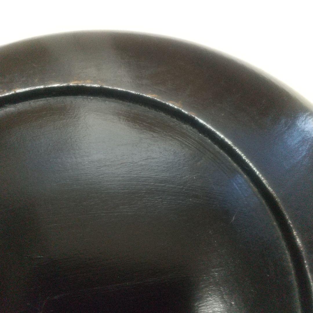 古い木製の大皿　楕円形　お盆　二の膳　昭和レトロ　置物台