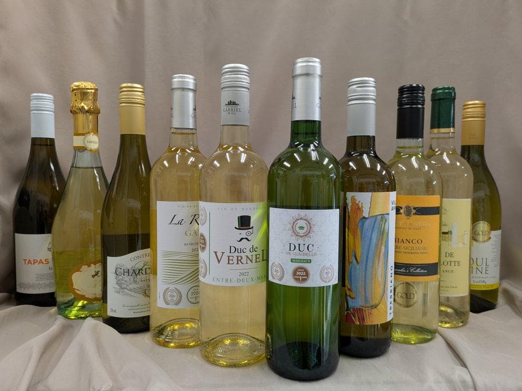 ボルドー金賞など 各国　白ワインセレクション 10本セット　750ml