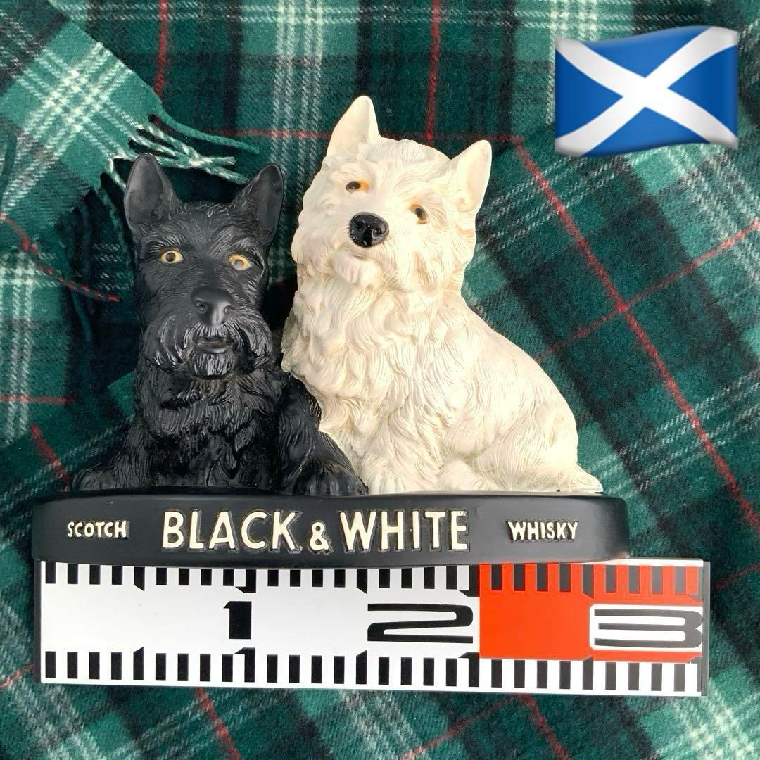 ビンテージ！スコッチウイスキー拡販用グッズ/Black & White 非売品。