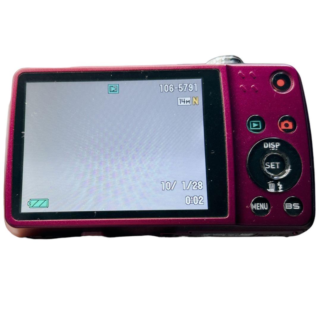 CASIO カシオ EX-Z550 コンデジ デジタルカメラ デジカメ レッド
