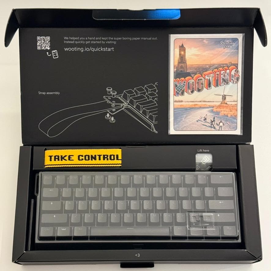 Wooting 60HE Gateron Jade リストレスト ケース 美品