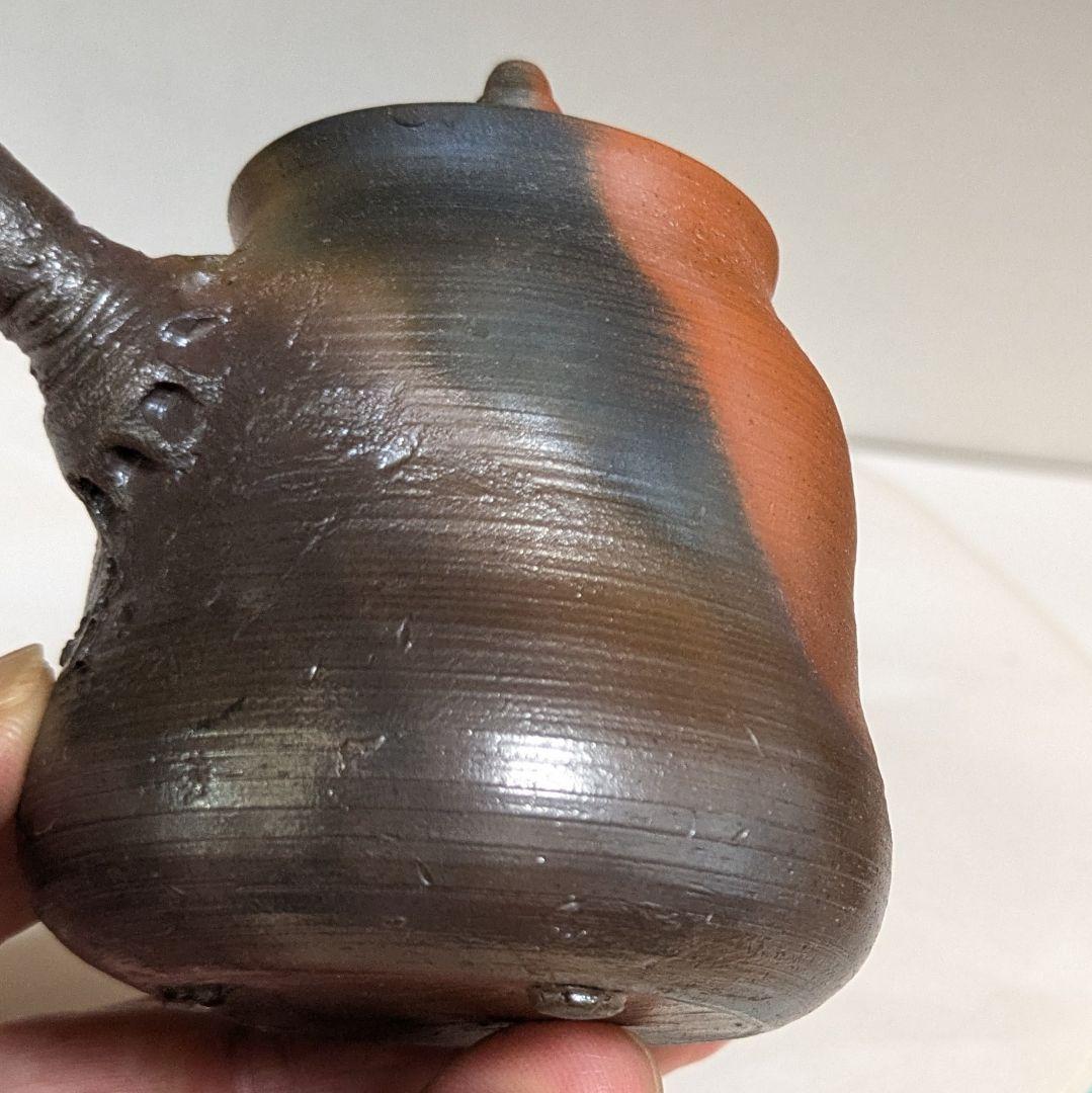（N9−12）【窯変工芸作品】三度焼成の奇跡 急須 常滑 茶道具 作家物 一点物