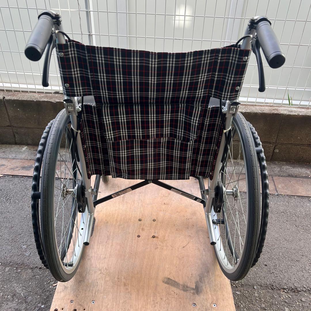 ［4109］日進医療器 NC-1CB 自走式車椅子 ノーパンク アルミ製