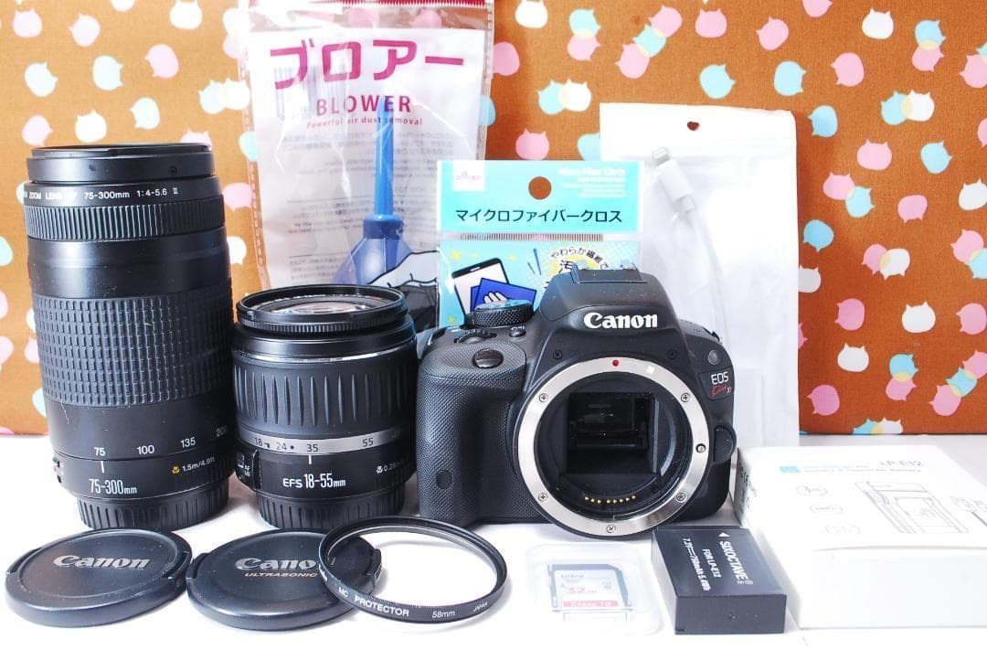 ✨超美品✨ショット数2183回✨Canon kiss X7 ダブルレンズセット
