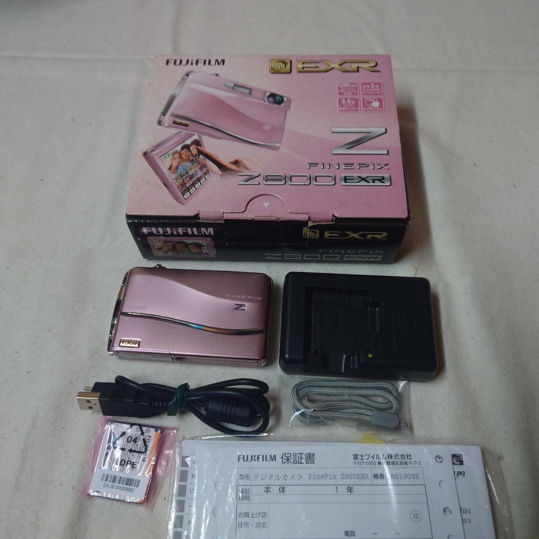 FUJIFILM FINEPIX Z800 ピンク 1200万画素光学5倍ズーム