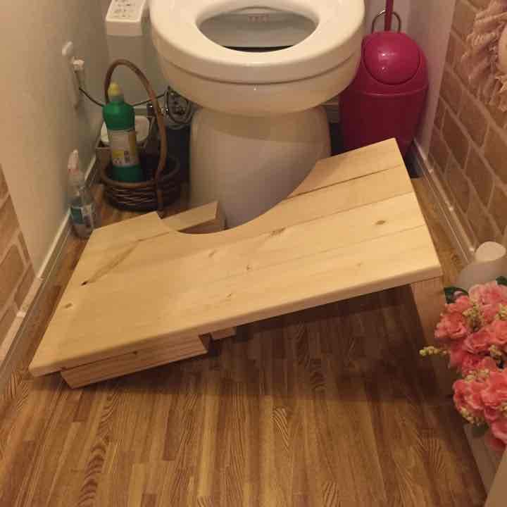 トイレトレーニング用踏み台(折り畳み式)