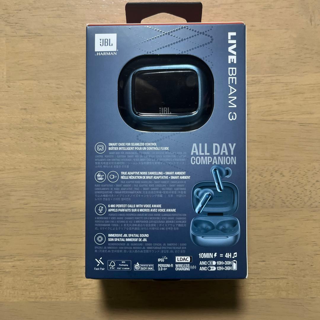 JBL LIVE BEAM 3 ワイヤレスイヤホン【動作確認済】