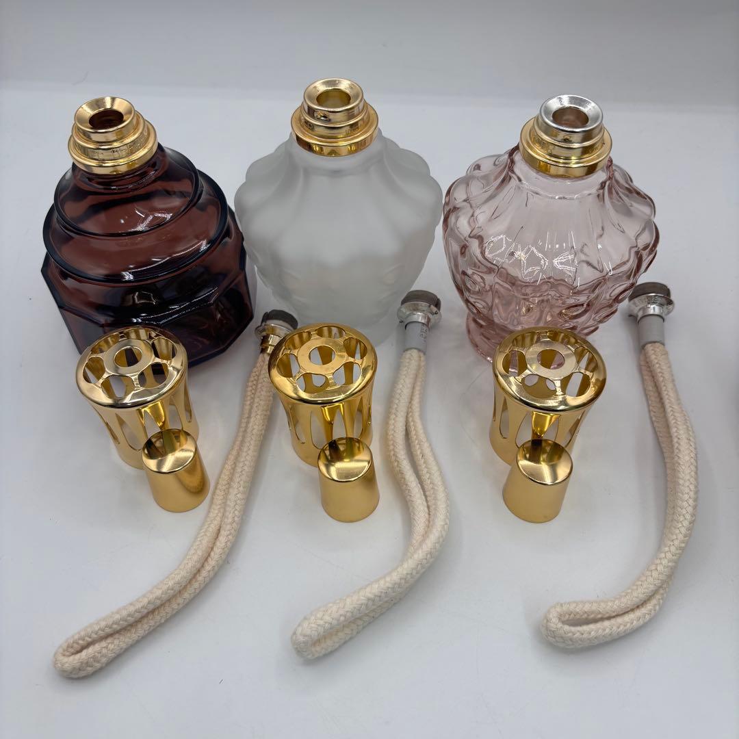 【中古】ランプベルジェ　アロマランプ　オイルランプ　本体5個まとめ