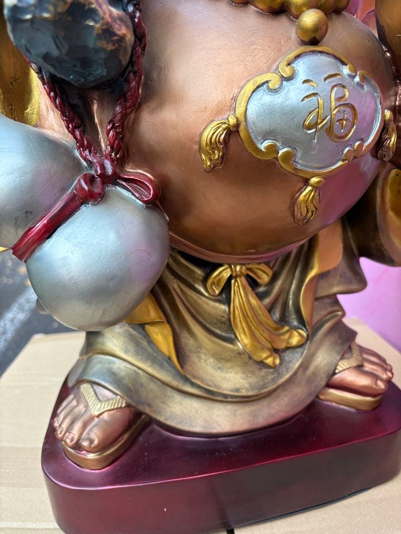 約62cm 約10kg 布袋様　置物　縁起物