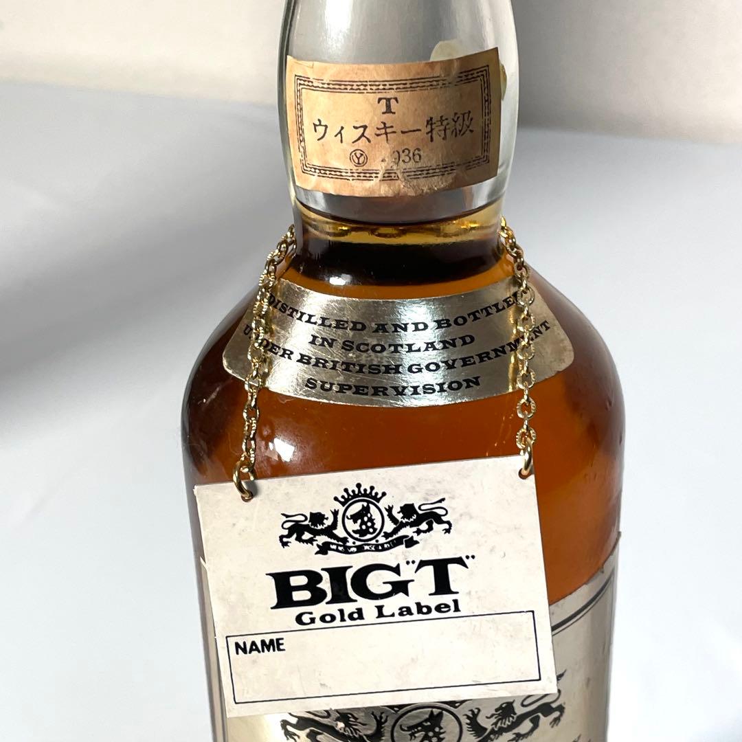 古酒◆未開栓*BIG T Gold Label 特選鎧ケース　オルゴール♪セット