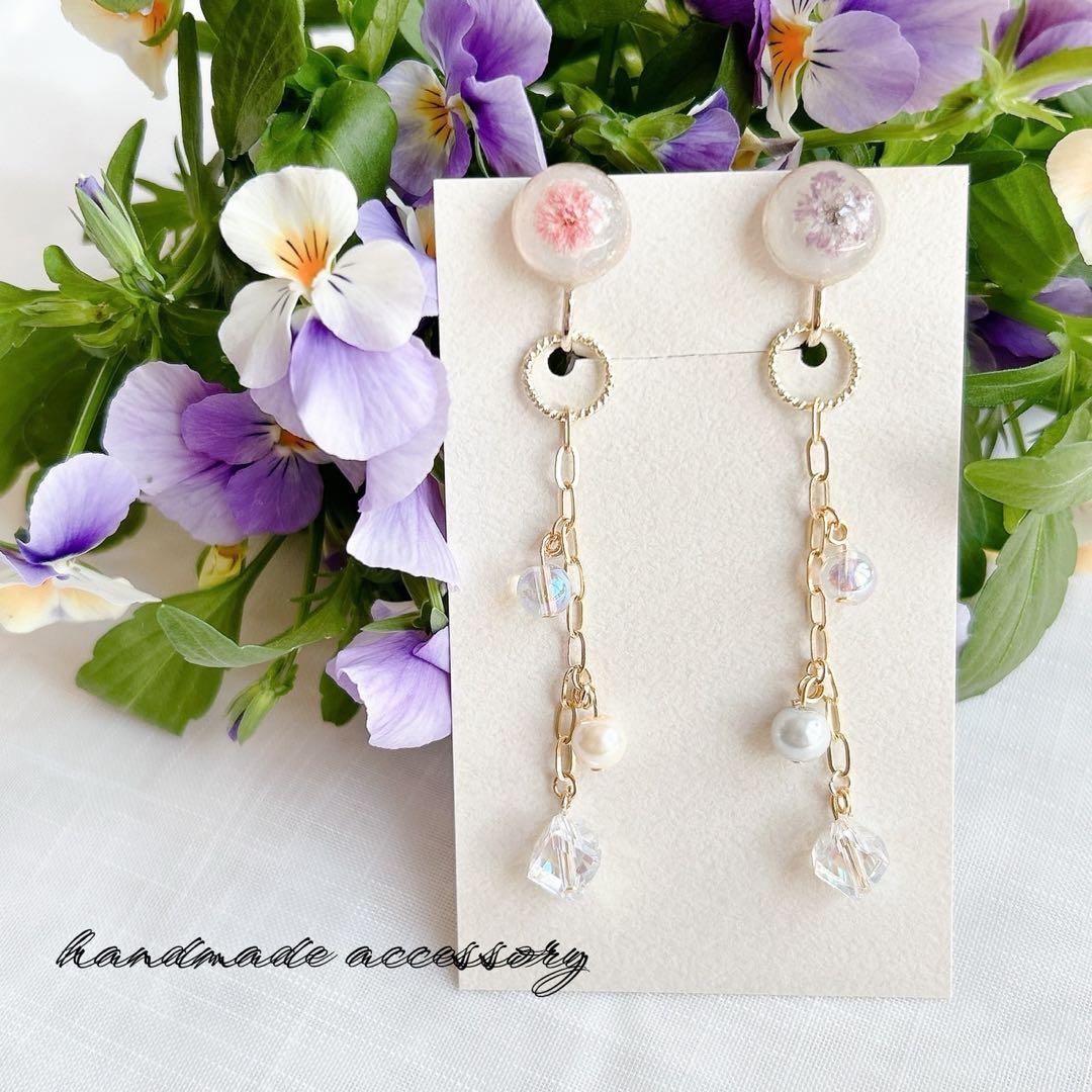 No.15 イヤリング　ハンドメイド　ハンドメイドアクセサリー