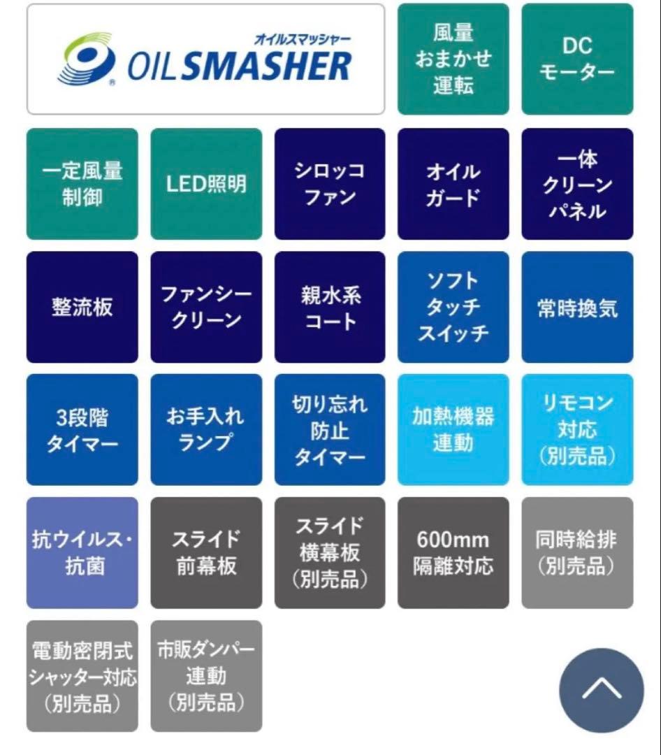 【新品未使用】リンナイ製レンジフードOGR-REL-AP752SV